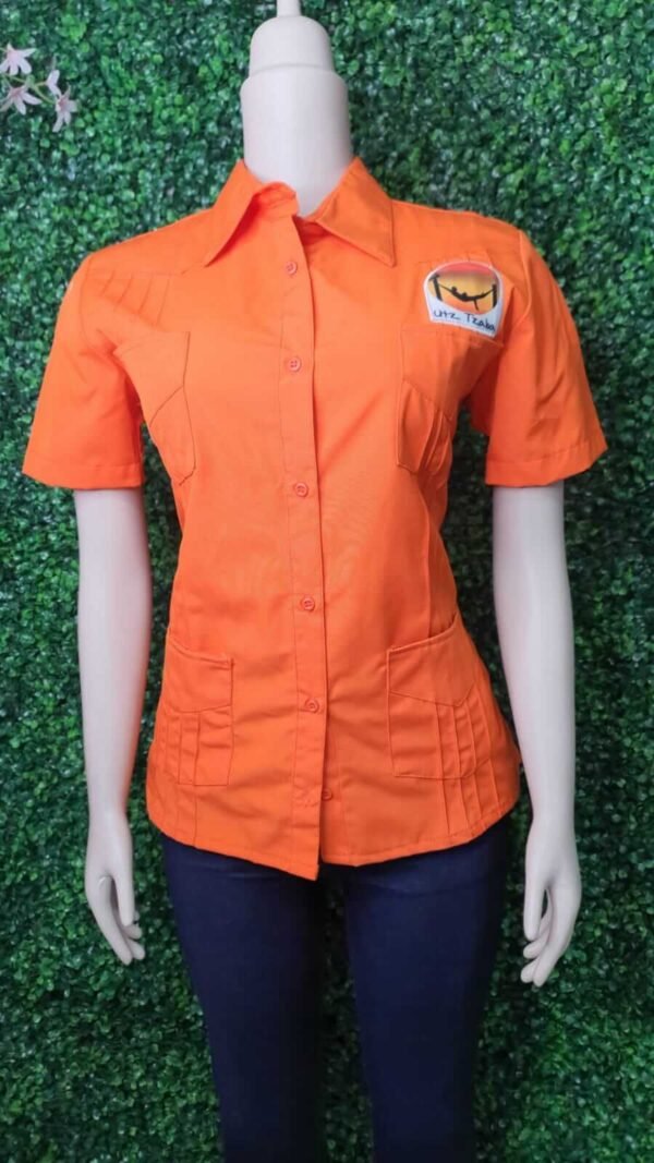 blusa manga corta creaher uniformes